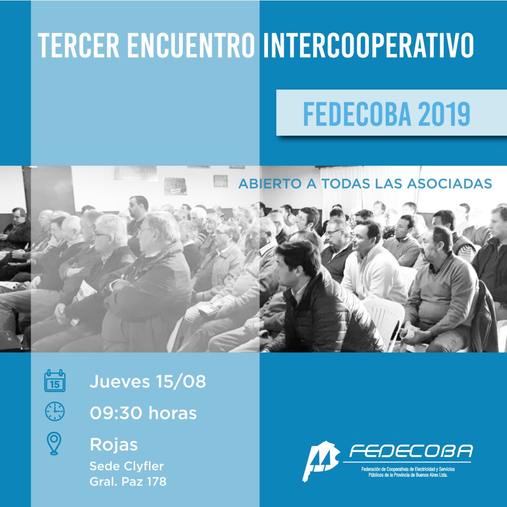 tercer ENCUENTRO INTERCOOPERATIVO FEDECOBA 2019-04-04